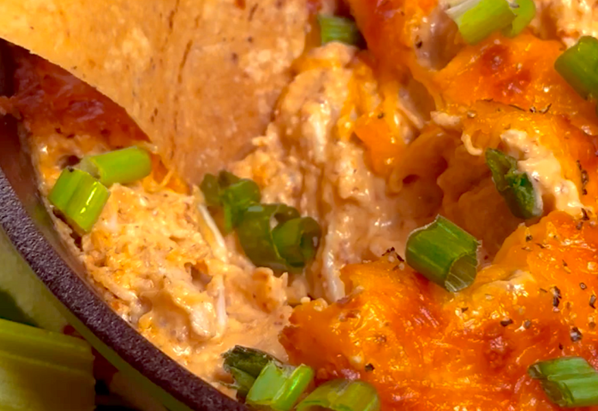 Buff-Stuffed Gameday Chicken Dip!