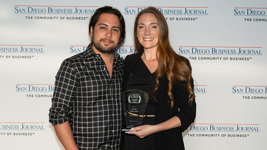 Founder Starr Edwards wins “CEO of the Year” Award from the San Diego Business Journal!