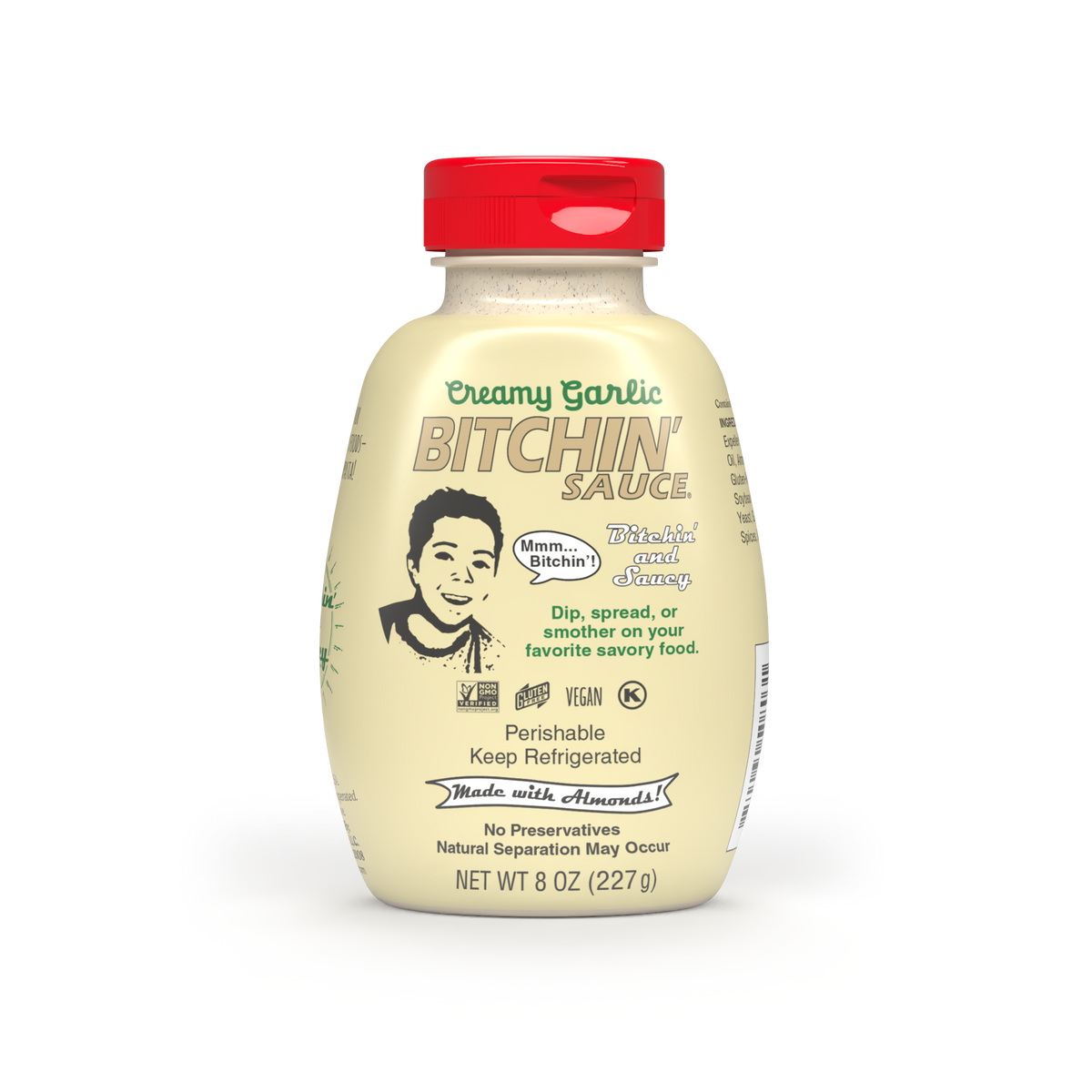 Creamy Garlic Bitchin&#39; Sauce - 8oz Bottle