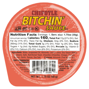 24PK - Chipotle Bitchin Sauce 1.75oz