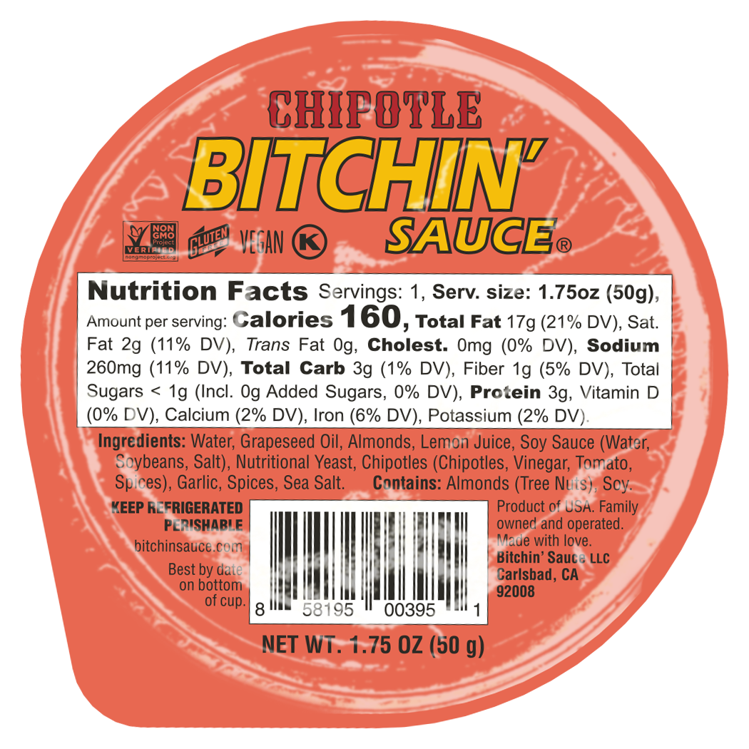 24PK - Chipotle Bitchin Sauce 1.75oz